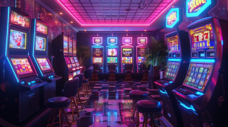 Lucky Fortune entertainment section inside the 2026 beta neon interface