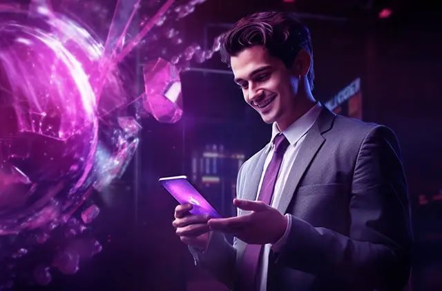 Responsible gaming message beside Lucky Fortune content for adult users